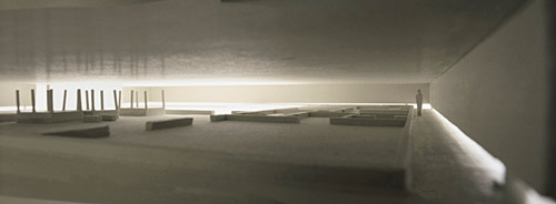 Innenfoto des Modells der "Station Z"